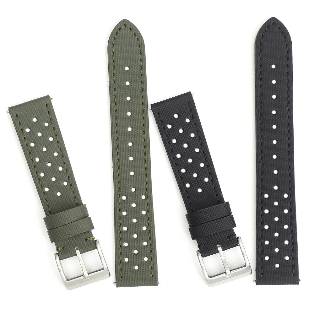 Motorola Moto Watch Perforated Sailcloth Rally Band
