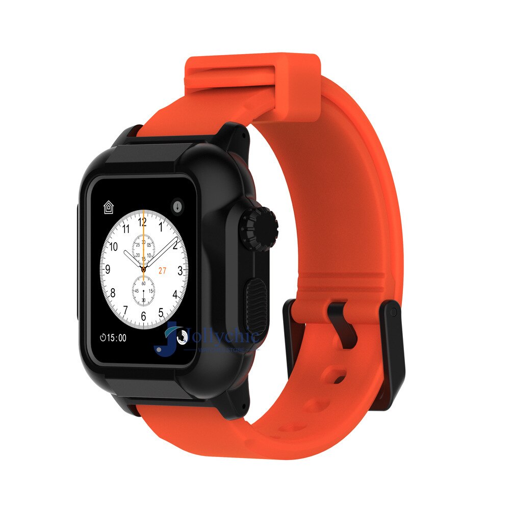 Silicone Band+Case For Apple Watch Strap - Stylish Protection