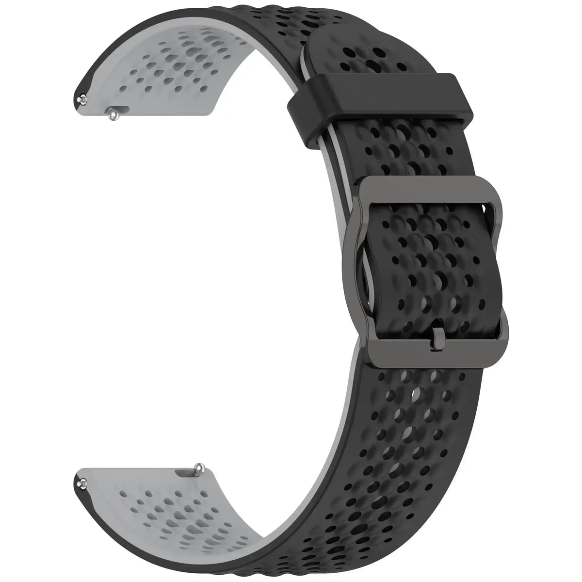 Amazfit Balance, GTR, GTS & Bip Silicone Air-Hole Band, Pin Buckle