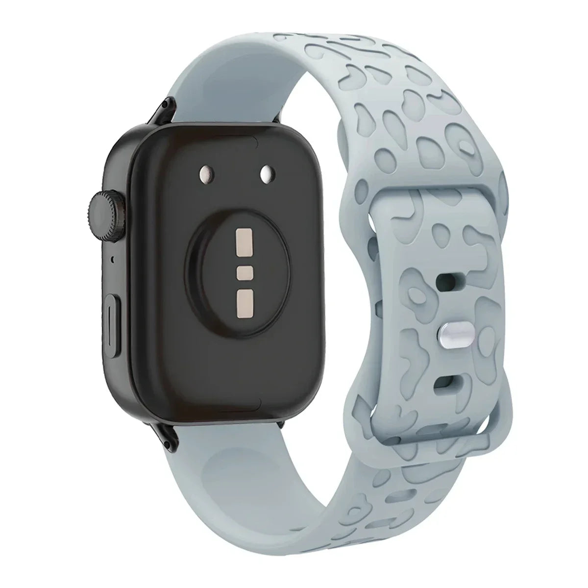 Leopard Engraved Silicone Watch Band for Huawei Watch Fit 4 / 4 Pro / Fit 3 / Fit 2