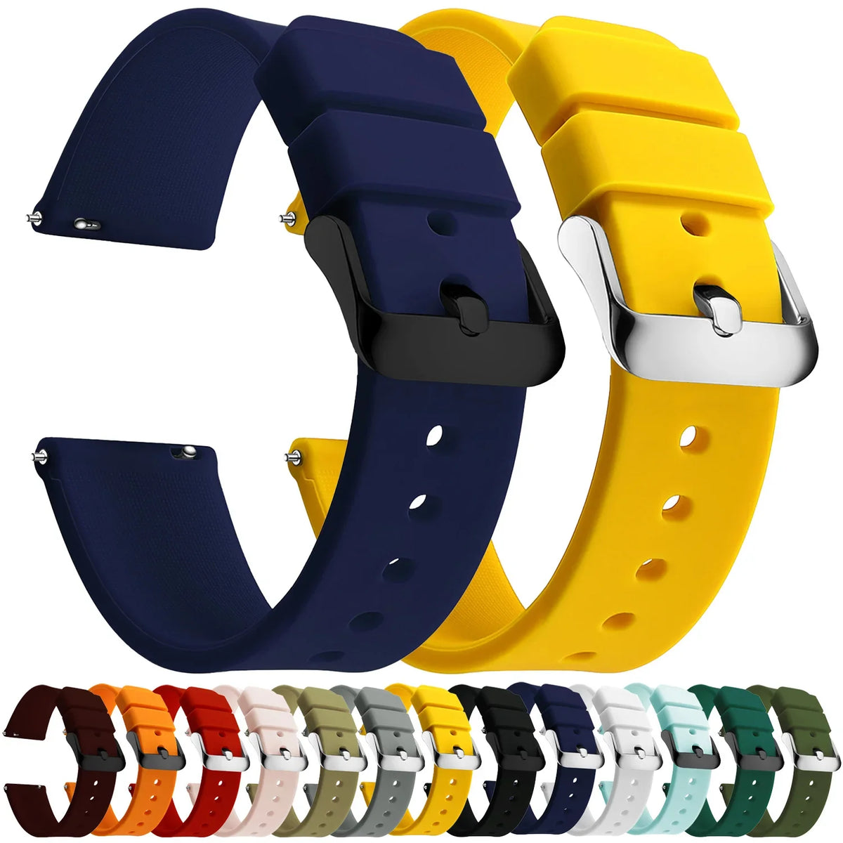 COROS PACE & APEX Curved-End Silicone Band