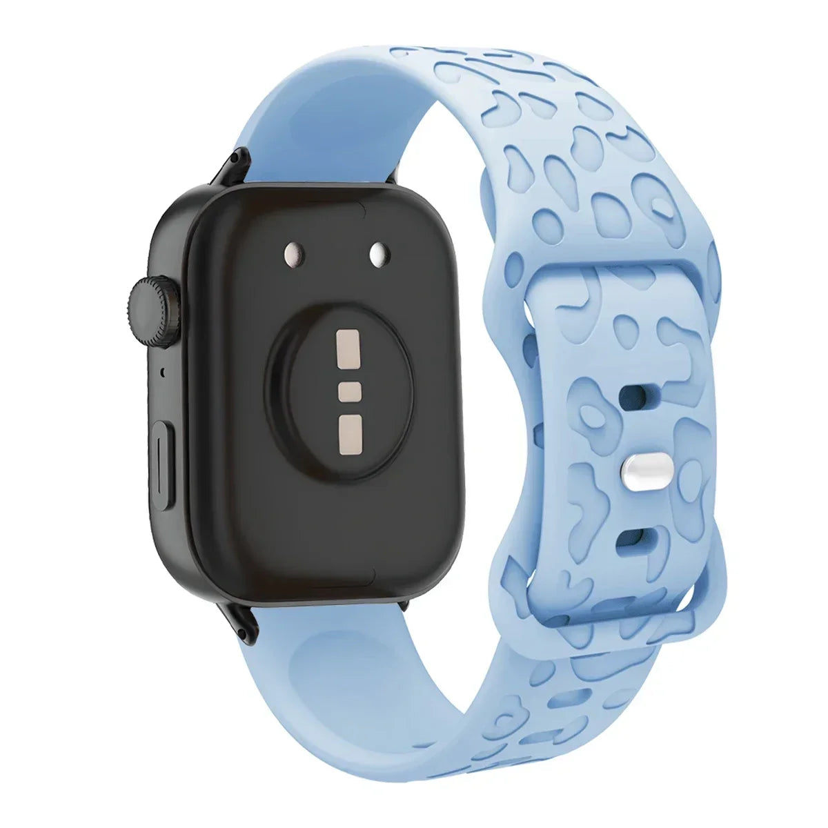 Leopard Engraved Silicone Watch Band for Huawei Watch Fit 4 / 4 Pro / Fit 3 / Fit 2