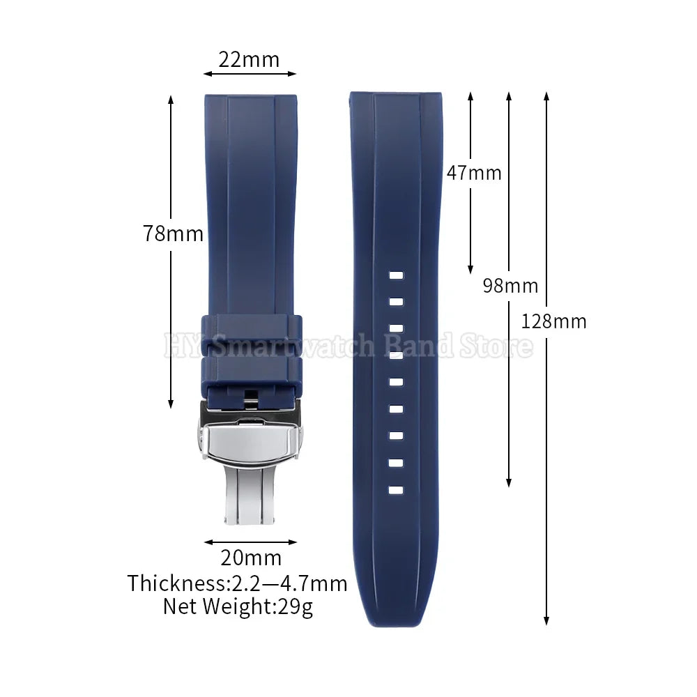 Polar Vantage, Grit X & Ignite Silicone Band with Butterfly Clasp