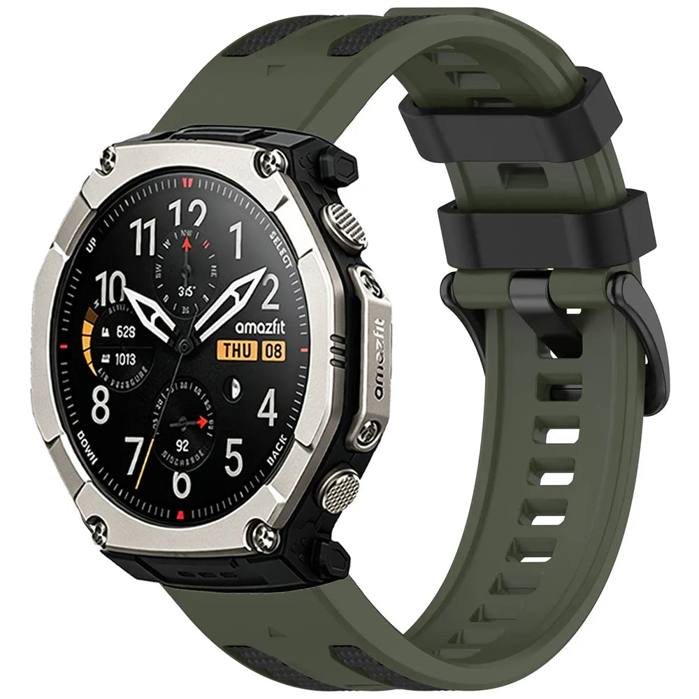 Garmin QuickFit 22/26mm Silicone Band with Contrast Keepers