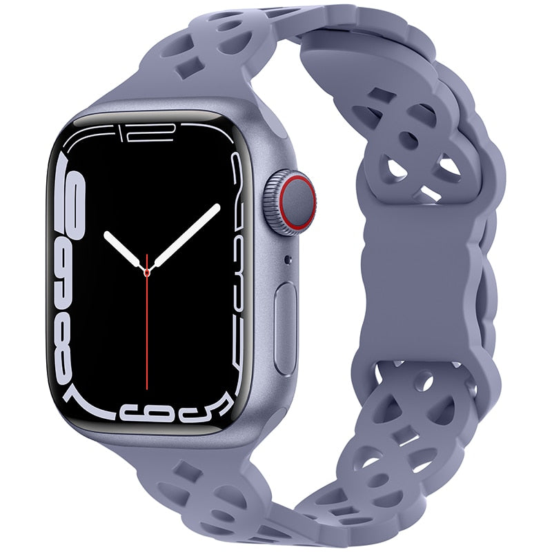 Silicone Strap Apple Watch Band Series - Stylish Comfort & Compatibility