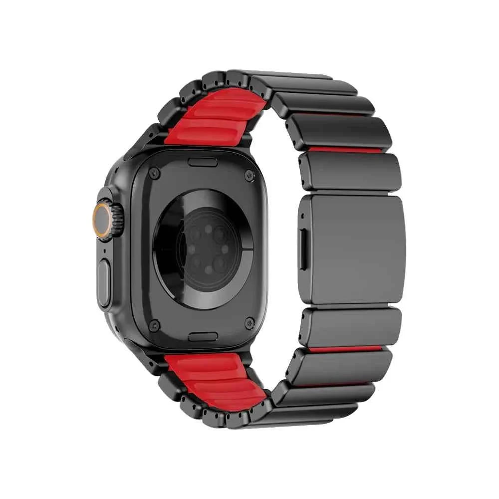Luxury Titanium Apple Watch Band – Magnetic Buckle | Series 11/10/9/8/7/6/SE & Ultra 1/2/3 | 44/45/46/49mm