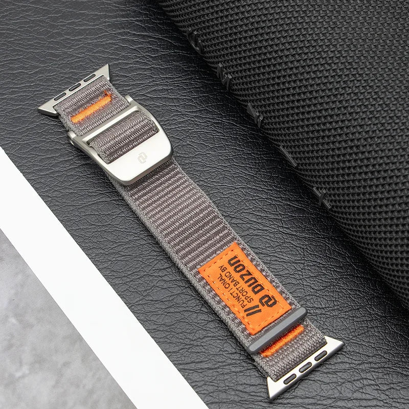 Nylon Sport Watch Band for Apple Watch Ultra 1/2/3 49mm / Series 11 10 9 8 7 6 SE 5 4 – 42/44/45mm