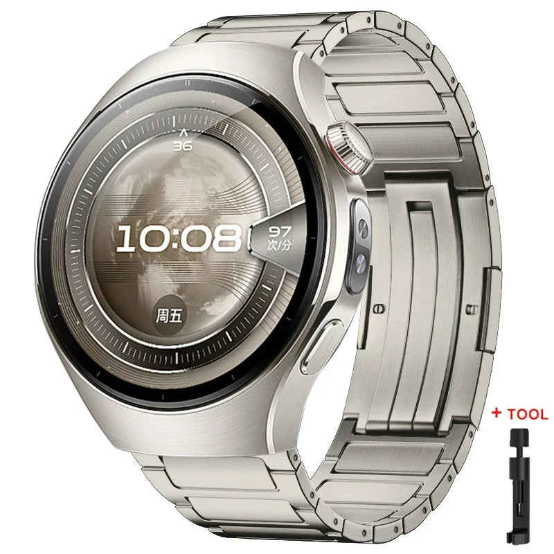 22mm Titanium Metal Band for Huawei Watch GT5 / GT5 Pro / GT4 / GT3