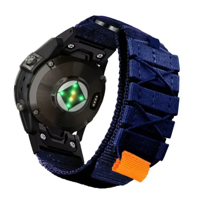 Garmin QuickFit 22/26mm Crisscross Nylon Band with Steel Buckle