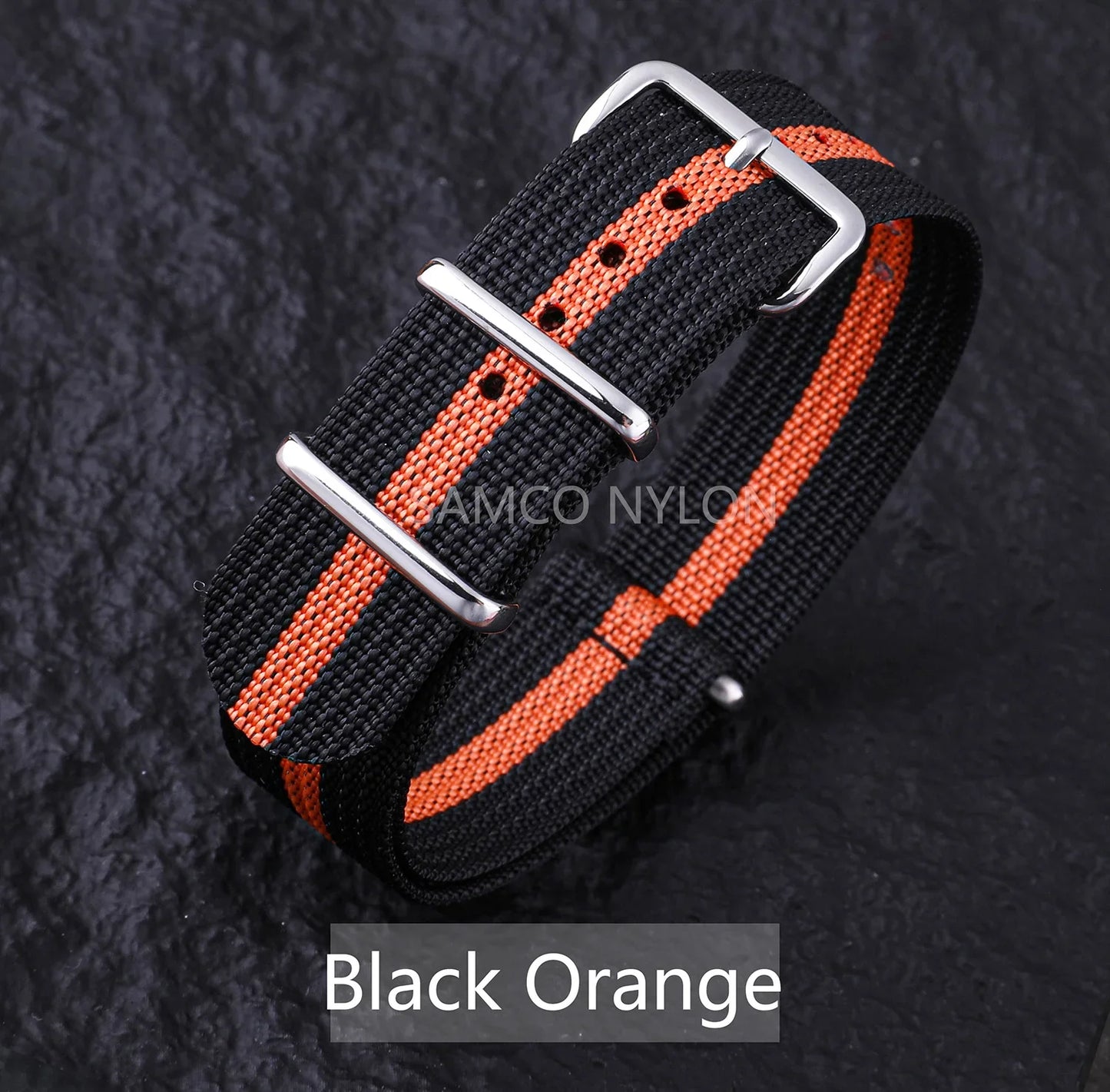 COROS Nylon Ribbed Watch Band For Smartwatch - Military Washable Strap