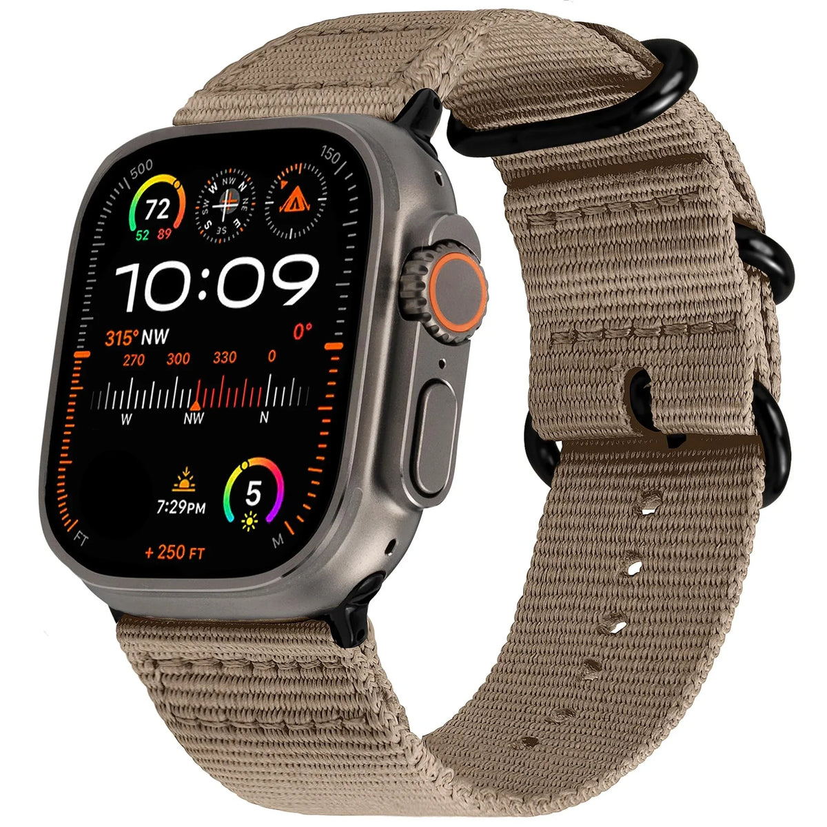 Woven Nylon Apple Watch Band – Sport Braided Strap | Series 10/9/8/7/6/SE & Ultra 1/2/3