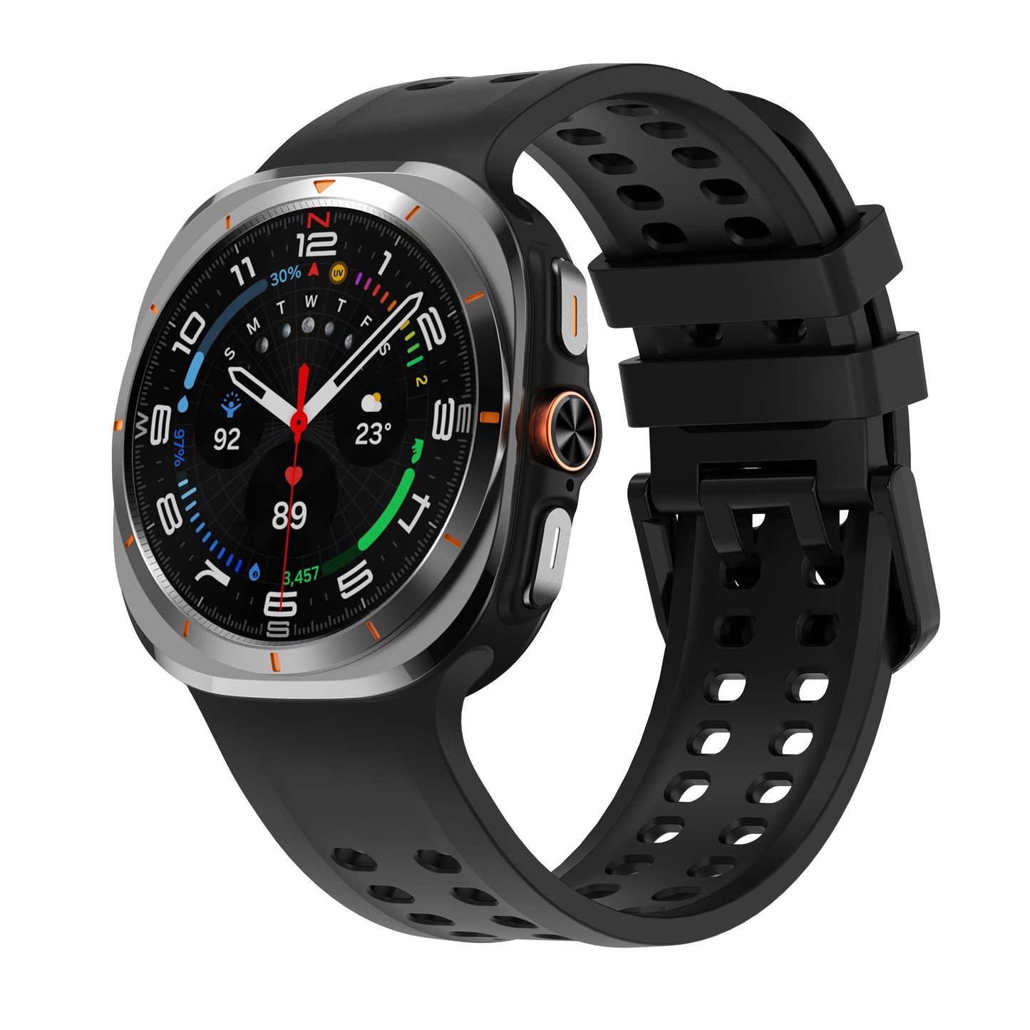 Samsung Galaxy Silicone Sport Watch Band For Ultra/Ultra2 Replacement Strap