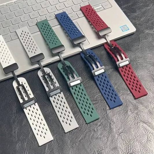 Polar Vantage, Grit X & Ignite Perforated Silicone Magnetic Clasp Band