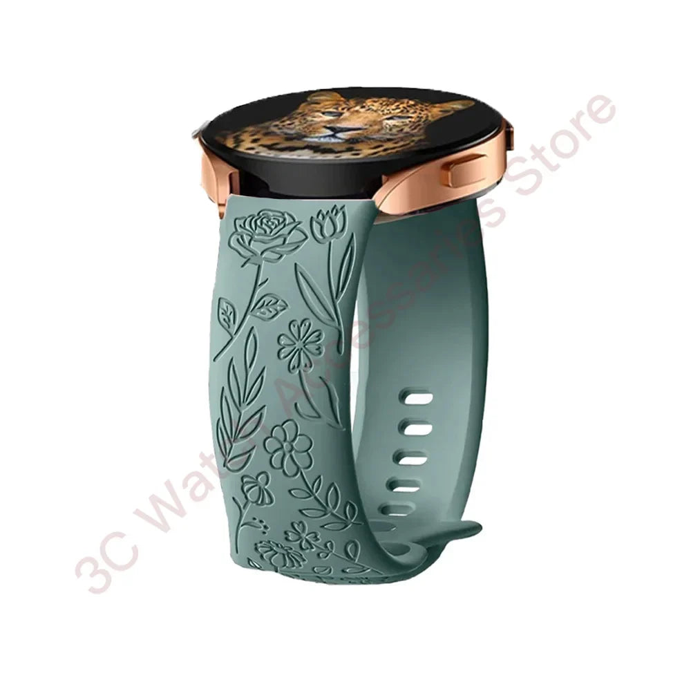 OnePlus Watch Rose Engraved Silicone Band