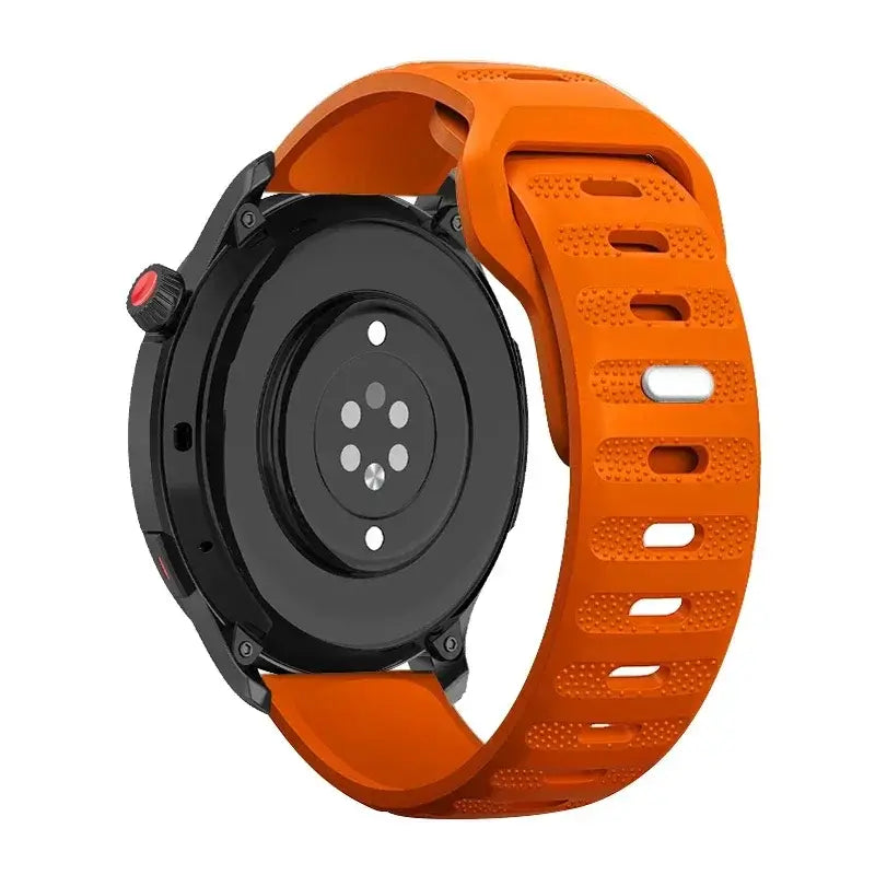 Amazfit Balance, GTR, GTS & Bip Pin-and-Tuck Silicone Band, 18 Colors