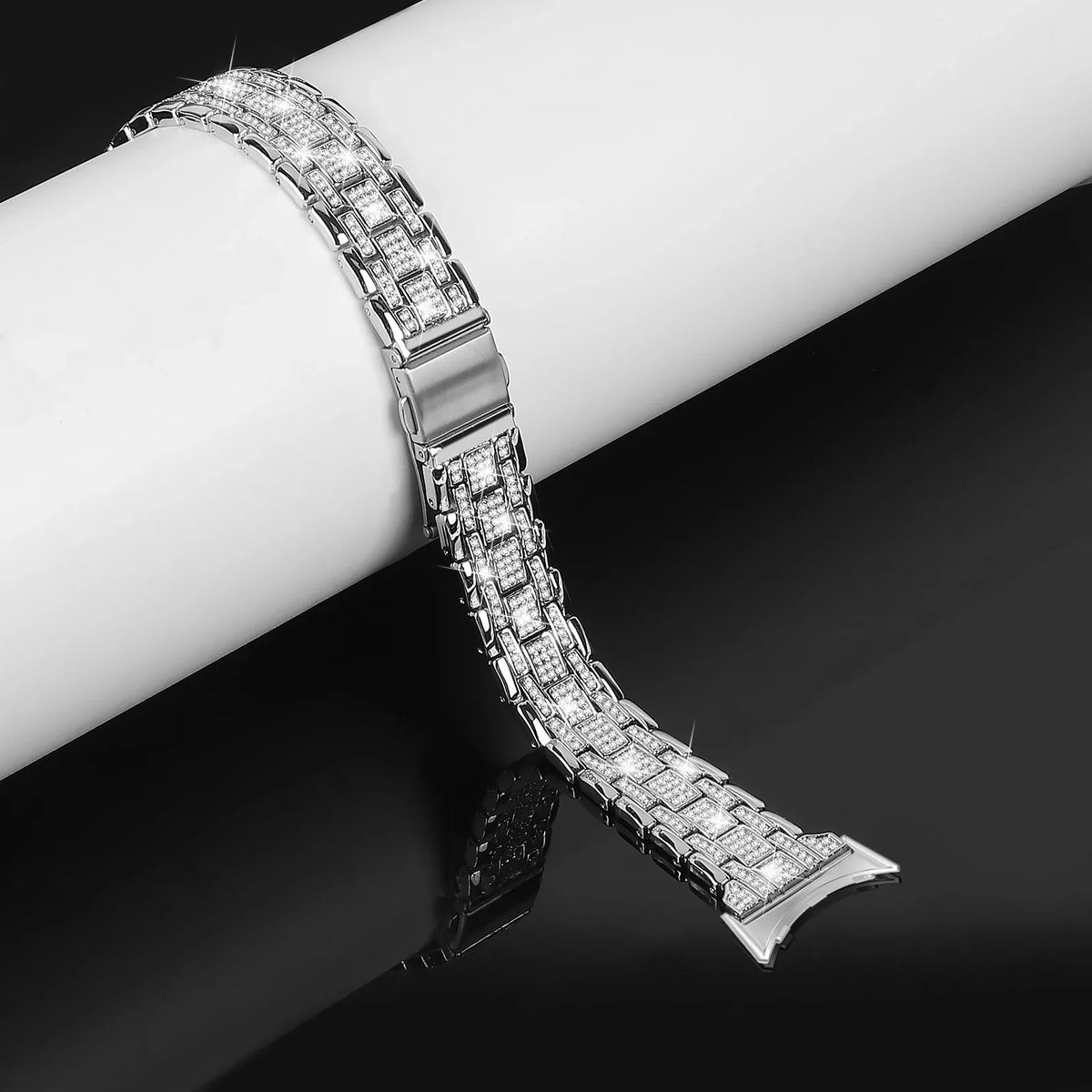 Google Pixel Watch 5, 4 & 3 41mm Crystal Link Bracelet Band