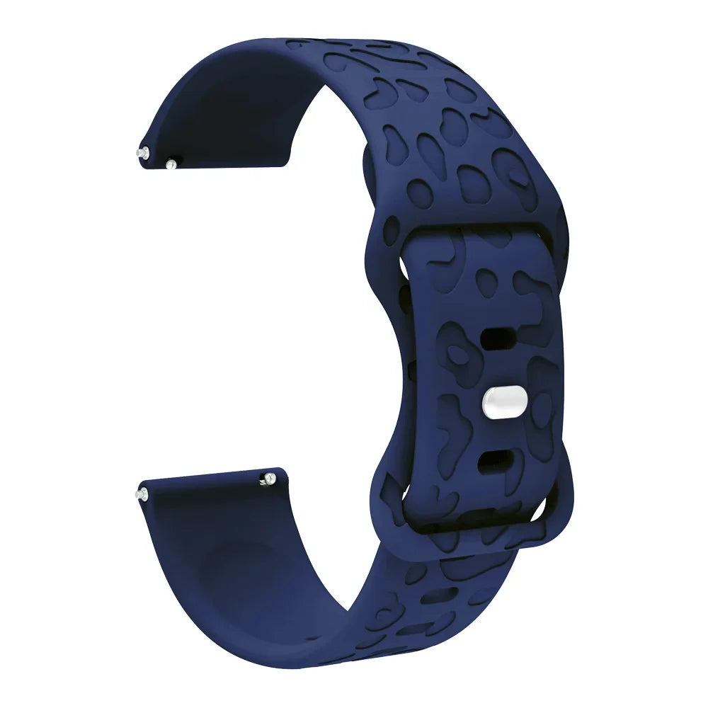 Motorola Moto Watch Leopard Print Silicone Band