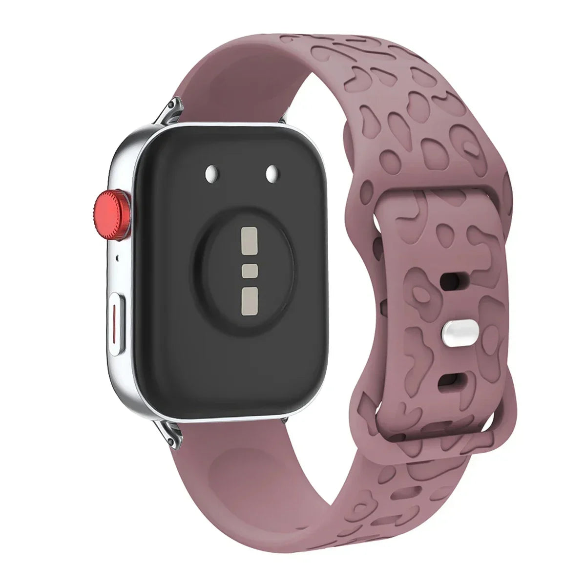 Leopard Engraved Silicone Watch Band for Huawei Watch Fit 4 / 4 Pro / Fit 3 / Fit 2