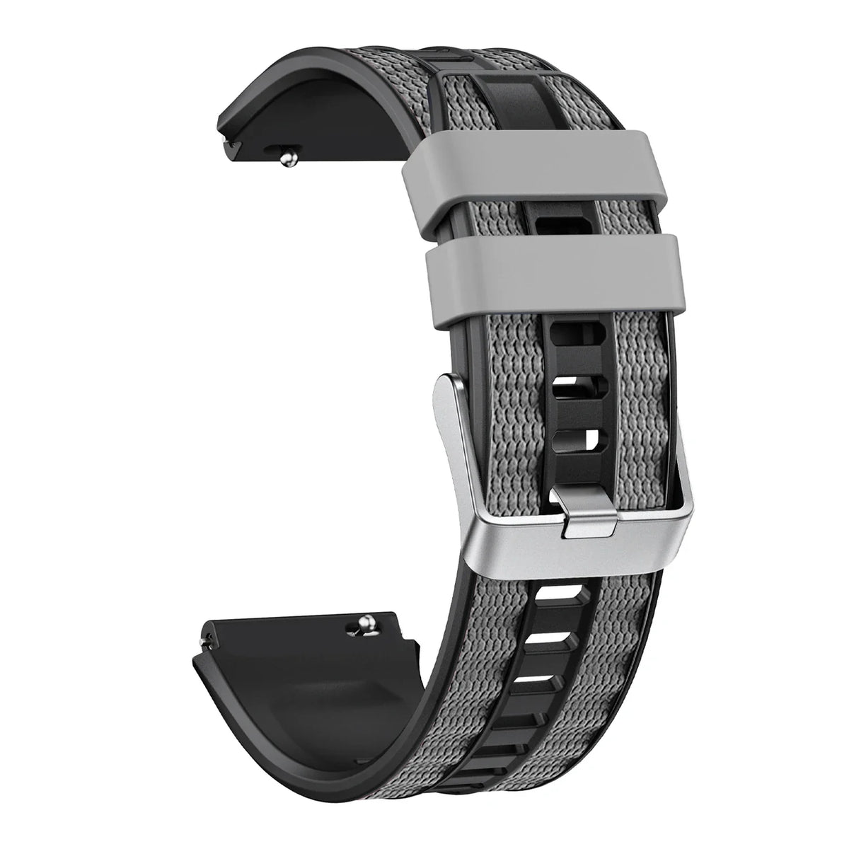 22MM Dual-Color Silicone Watch Band for Huawei Watch GT6 GT5 GT4 GT3 GT2 / Watch 5 4 3 Ultimate