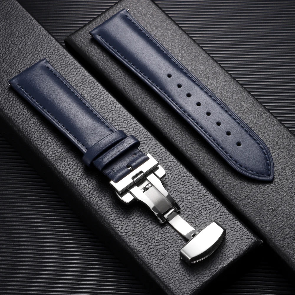 COROS PACE & APEX Leather Band with Butterfly Clasp