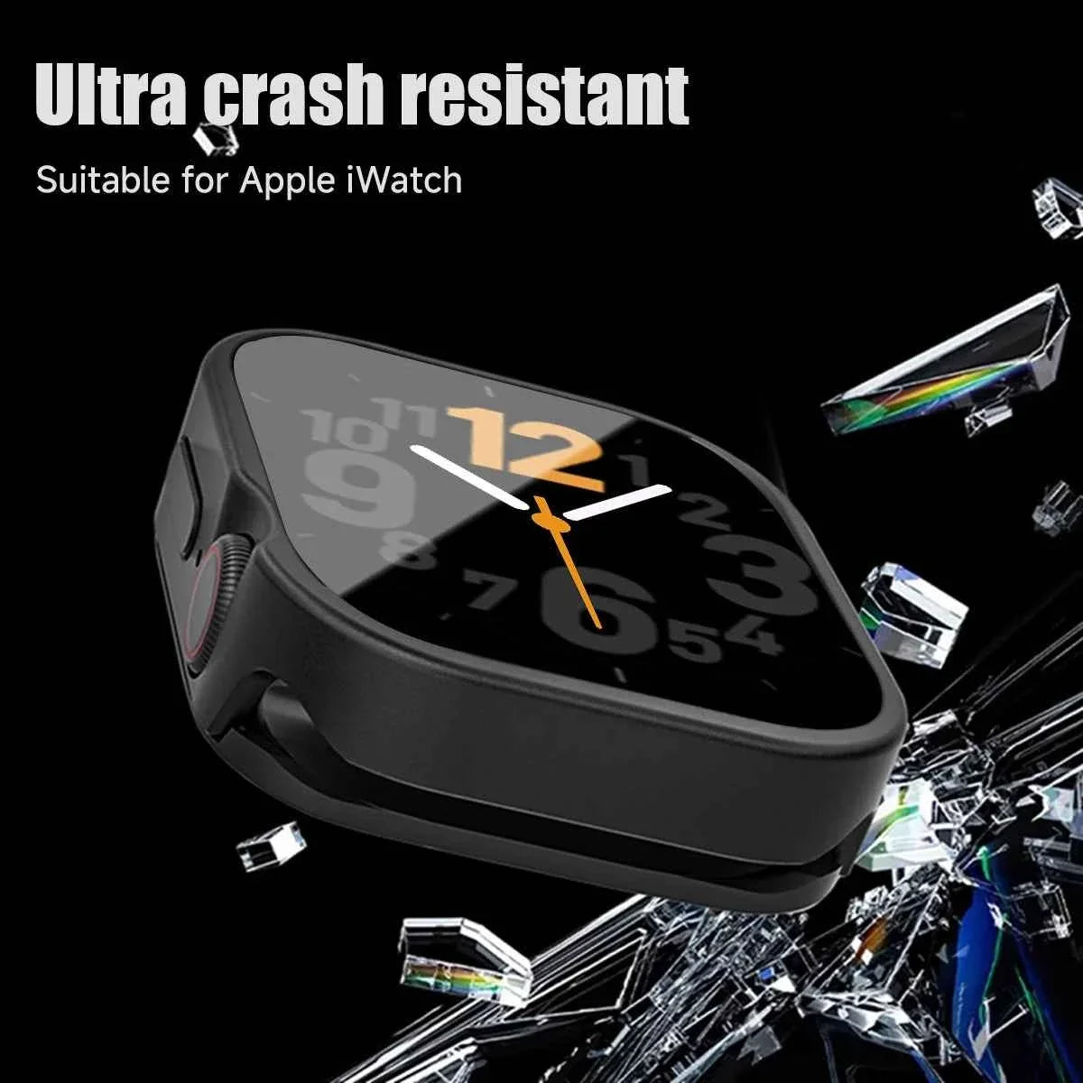 Metal Full-Cover Apple Watch Case for Series 4-12, SE & Ultra