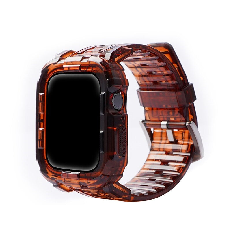 Apple Watch Silicon Band+Case - Stylish Protection for Your Device