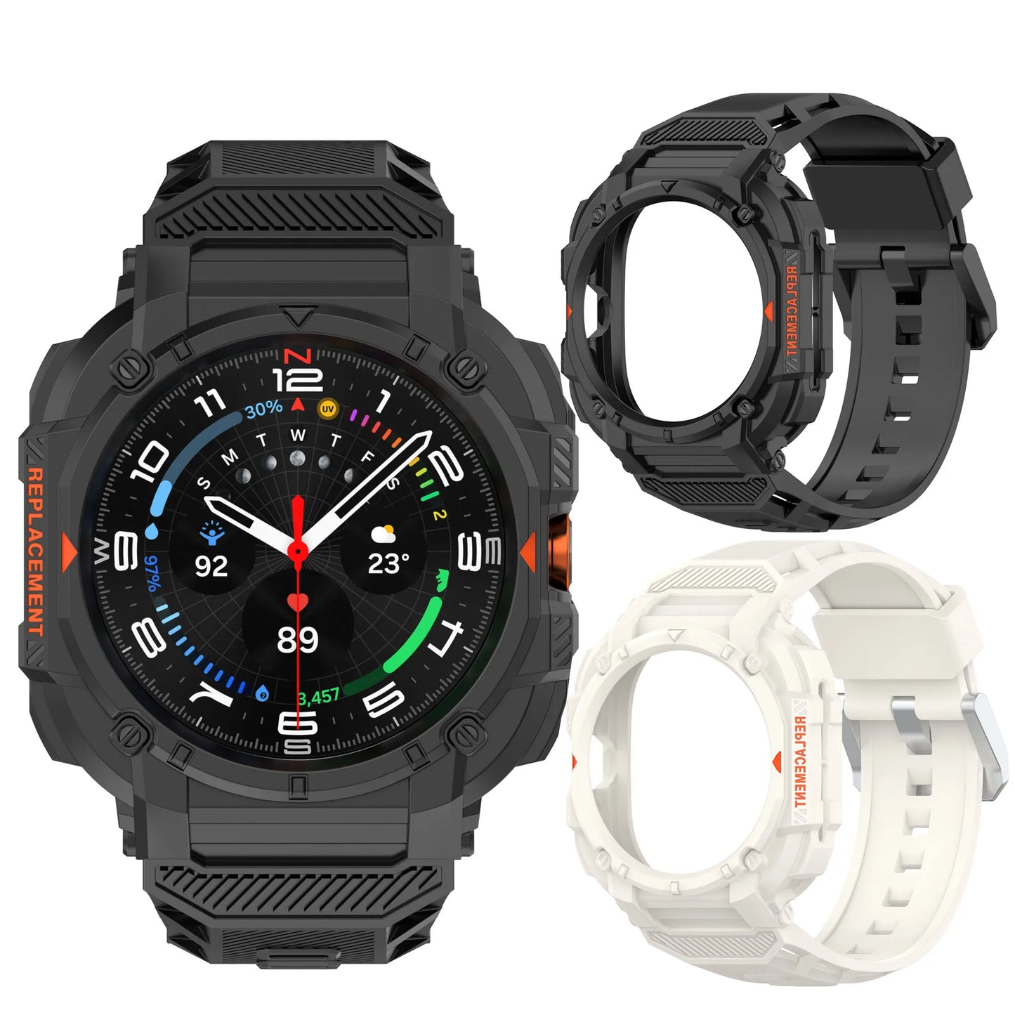 Samsung Galaxy Silicone Sport Watch Band – Ultra/Ultra2 Strap