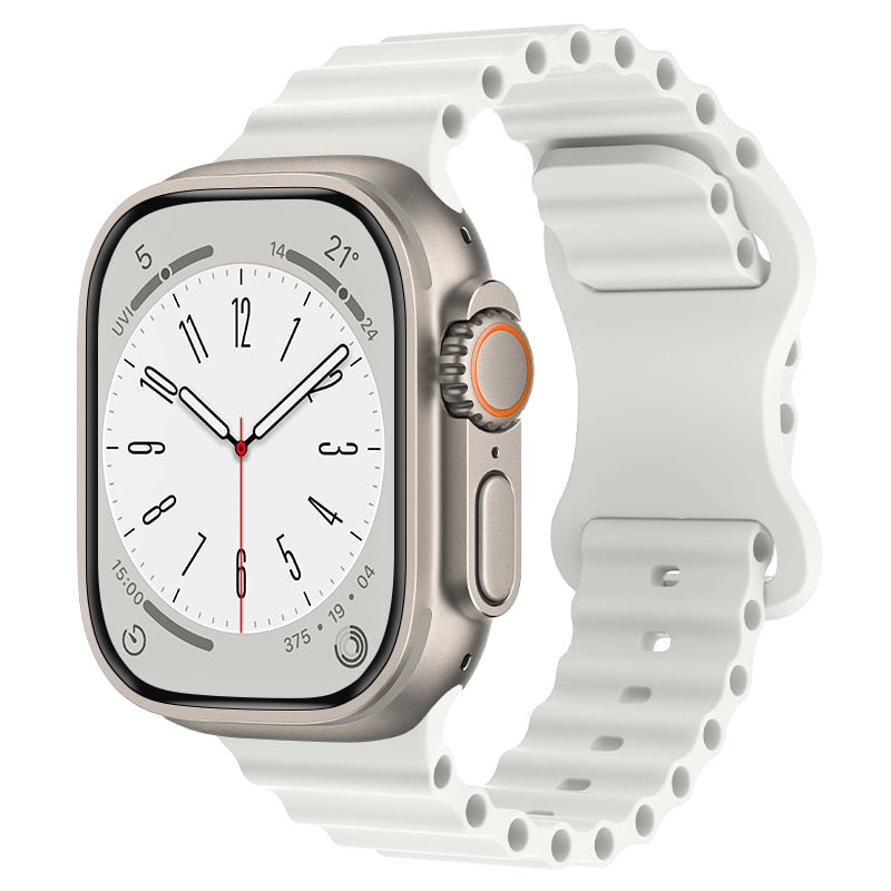 Ocean Apple Watch Band | Universal Fit for All Series (4-11/SE/Ultra) - Waterproof Sport Strap