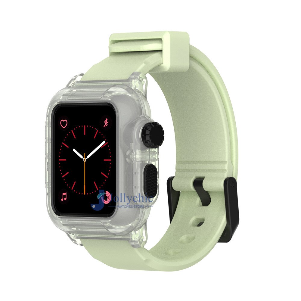 Silicone Band+Case For Apple Watch Strap - Stylish Protection