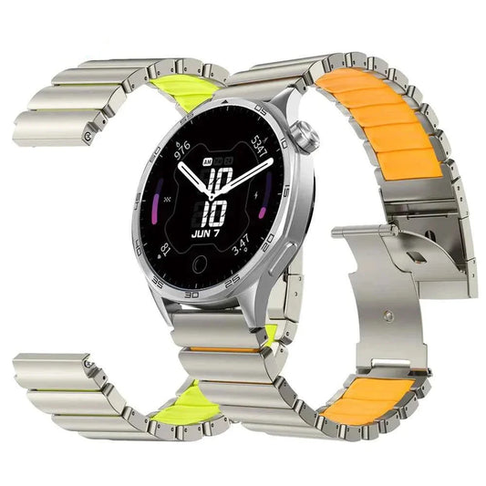 22MM Titanium Silicone Band for Huawei Watch GT6 Pro / GT5 / GT4 / GT3 & CMF Watch Pro