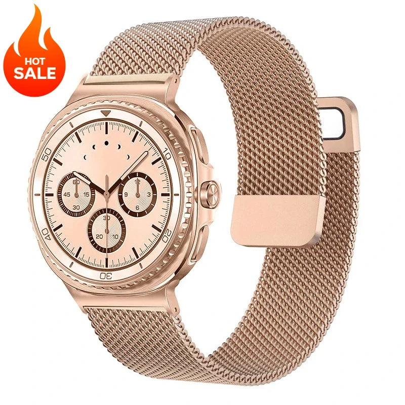 Samsung Galaxy Watch Magnetic Milanese Band | Watch 9 & 8 40mm 44mm / Watch 8 Classic 46mm / Galaxy Ultra 47mm Metal Wristband