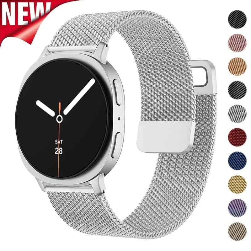 Samsung Galaxy Watch Magnetic Milanese Band | Watch 9 & 8 40mm 44mm / Watch 8 Classic 46mm / Galaxy Ultra 47mm Metal Wristband