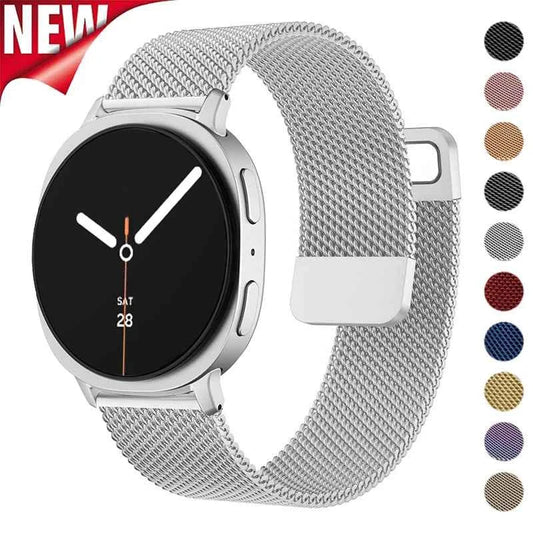Samsung Galaxy Watch Magnetic Milanese Band | Watch 9 & 8 40mm 44mm / Watch 8 Classic 46mm / Galaxy Ultra 47mm Metal Wristband