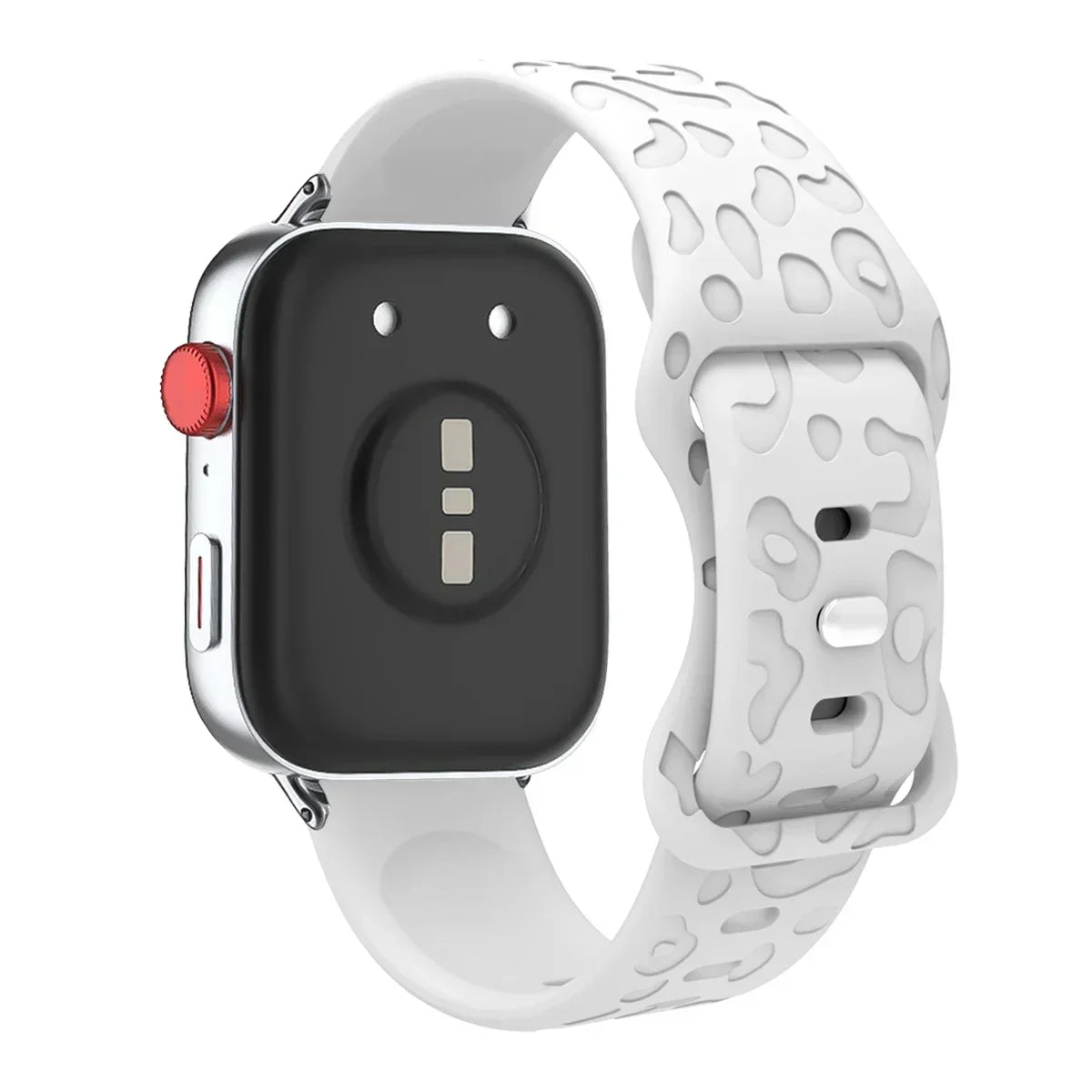 Leopard Engraved Silicone Watch Band for Huawei Watch Fit 4 / 4 Pro / Fit 3 / Fit 2