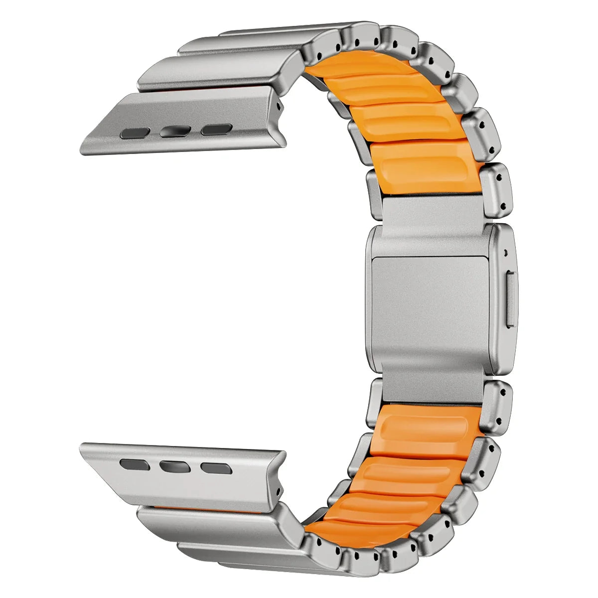 Luxury Titanium Apple Watch Band – Magnetic Buckle | Series 11/10/9/8/7/6/SE & Ultra 1/2/3 | 44/45/46/49mm