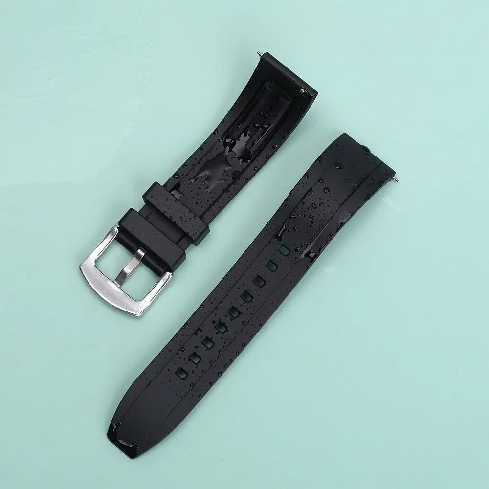 TicWatch Pro 5, Pro 3 & E3 Grooved FKM Rubber Band