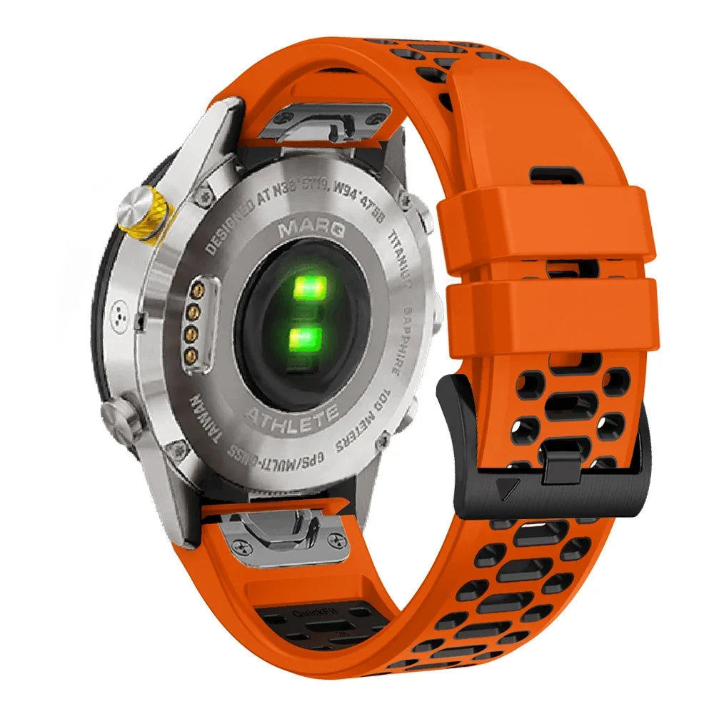 Garmin QuickFit 22/26mm Breathable Two-Tone Silicone Band