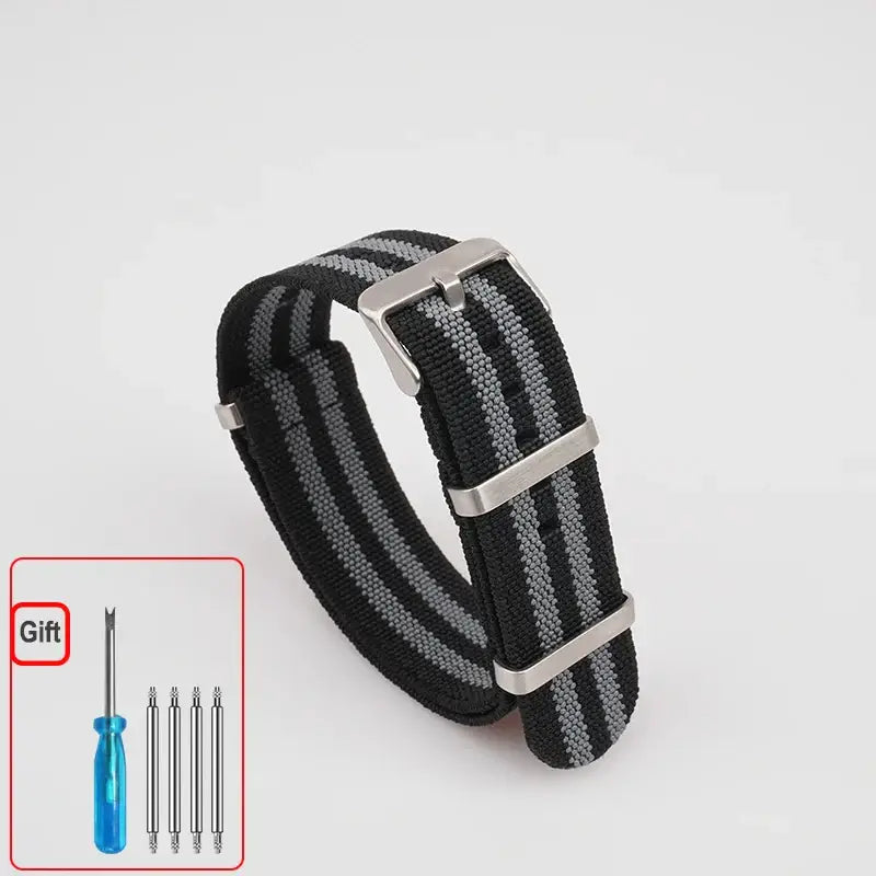 Amazfit Nylon Watch Band NATO Strap Waterproof Washable Elastic