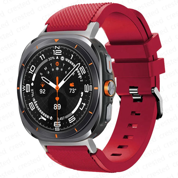 Samsung Galaxy Silicone Sport Watch Band - 20mm/Ultra+Ultra2