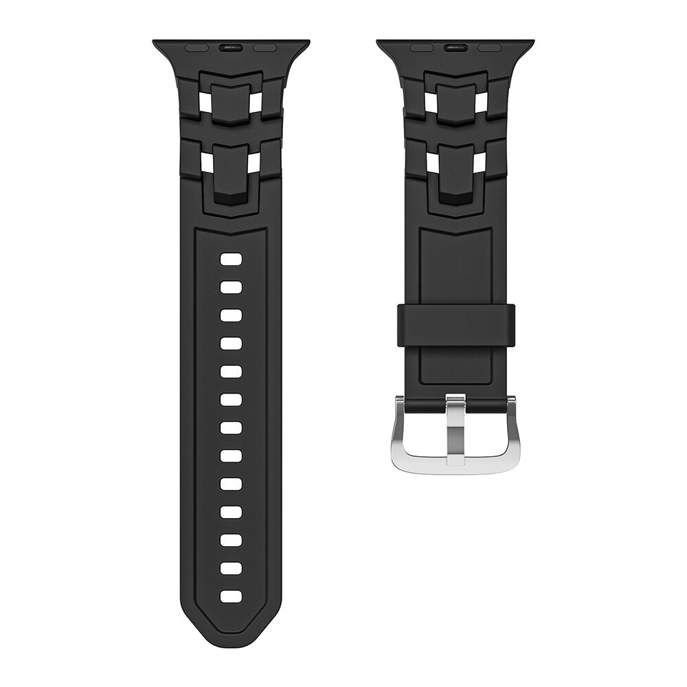 Silicone Strap Band for Apple Watch Band/Strap Series 11/10/9/8/7/6/5/4/ SE / Ultra 1/2/3