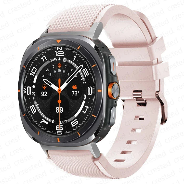 Samsung Galaxy Silicone Sport Watch Band - 20mm/Ultra+Ultra2