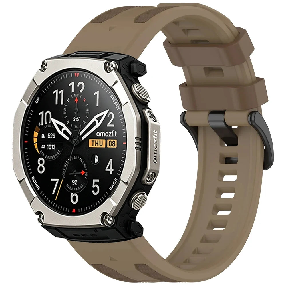 Garmin QuickFit 22/26mm Silicone Band with Contrast Keepers