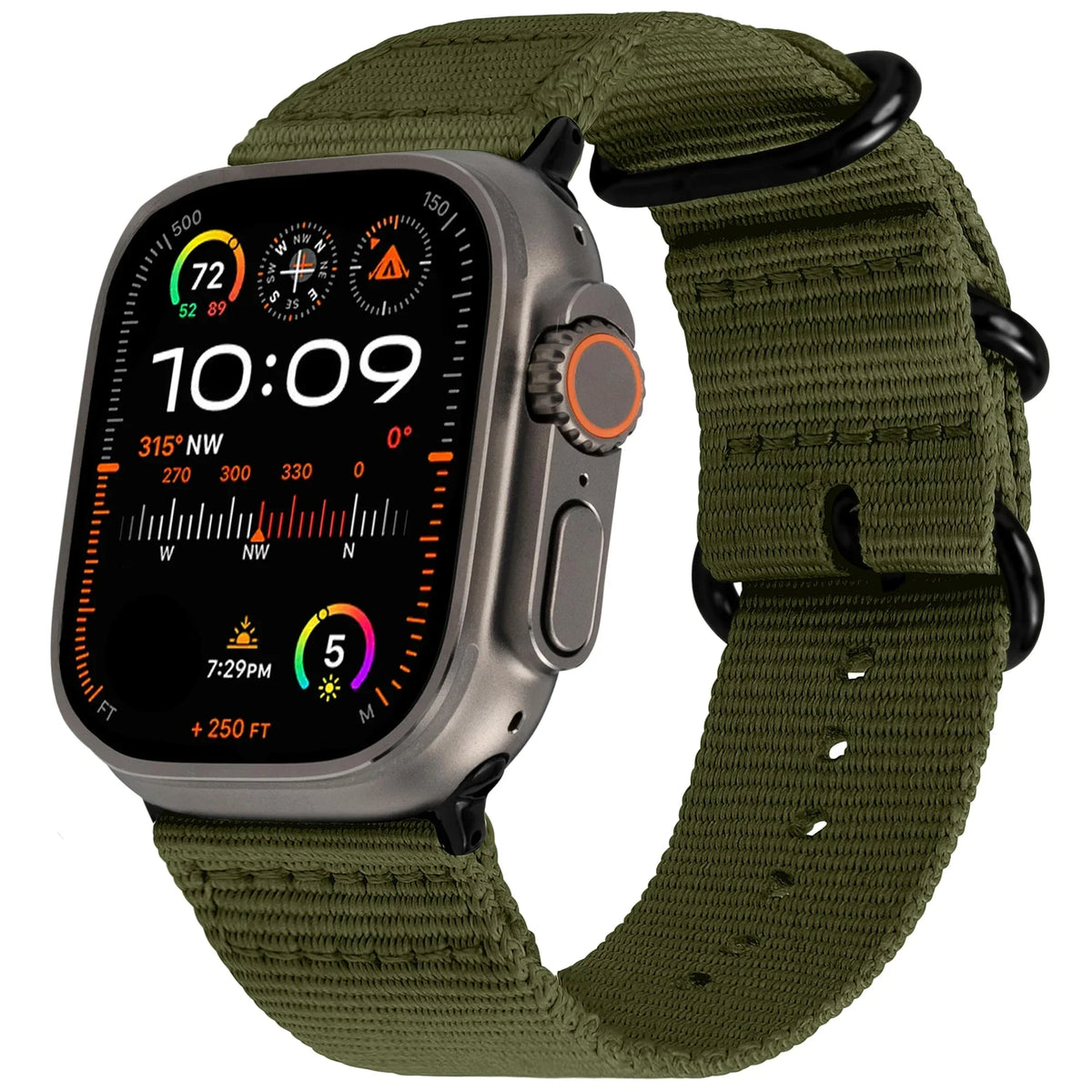 Woven Nylon Apple Watch Band – Sport Braided Strap | Series 10/9/8/7/6/SE & Ultra 1/2/3