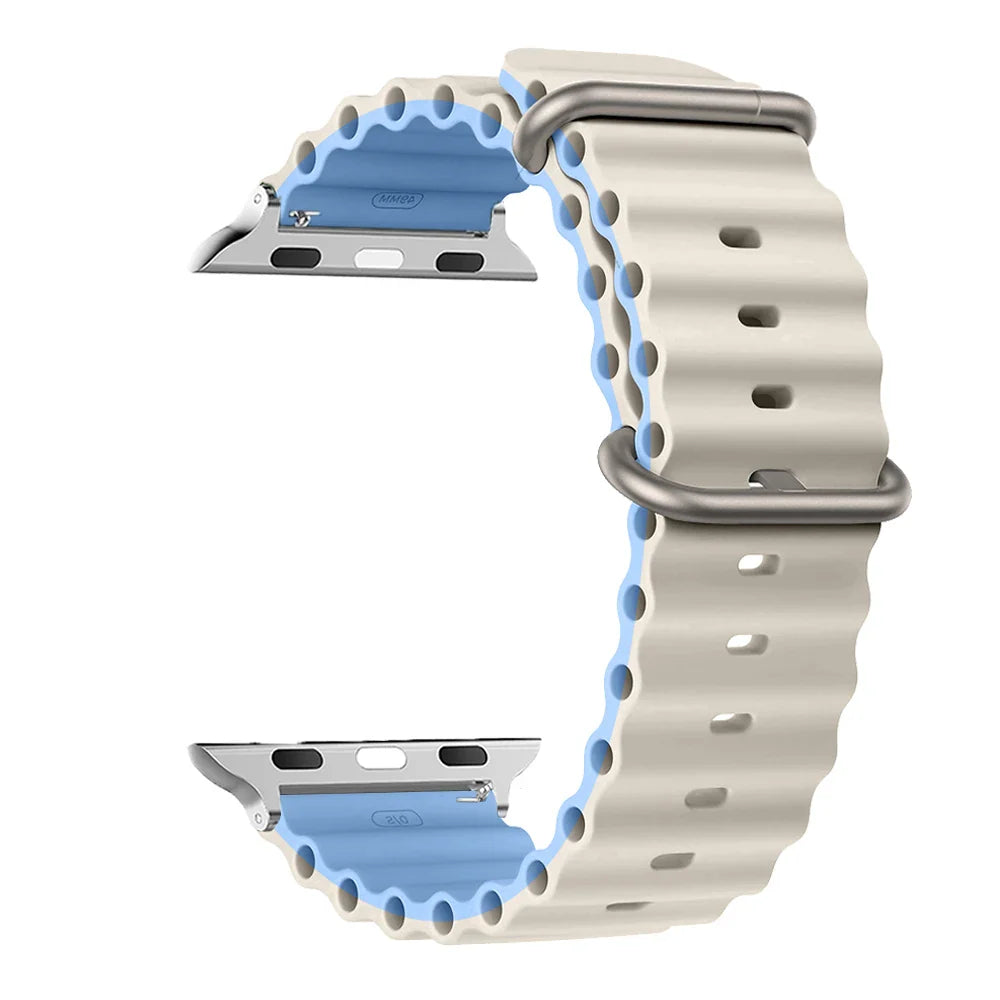Apple Watch Silicone Strap - Soft Waterproof and Breathable