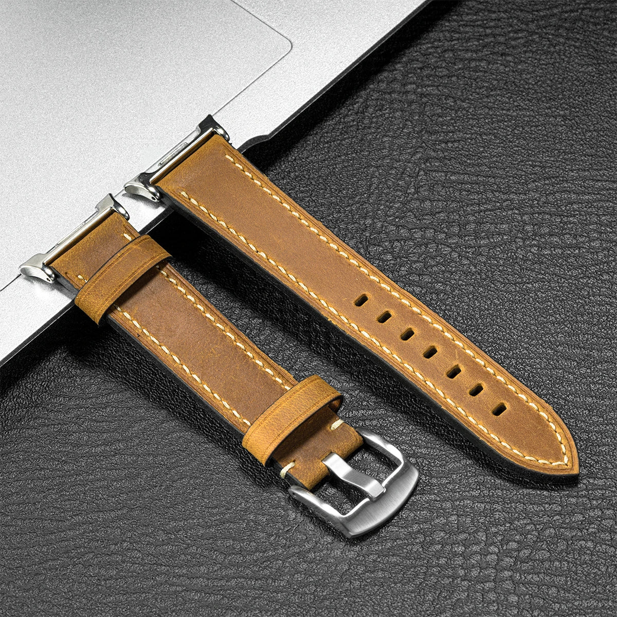Genuine Leather Band for Samsung Galaxy Watch 8, 8 Classic 46mm & Ultra 47mm