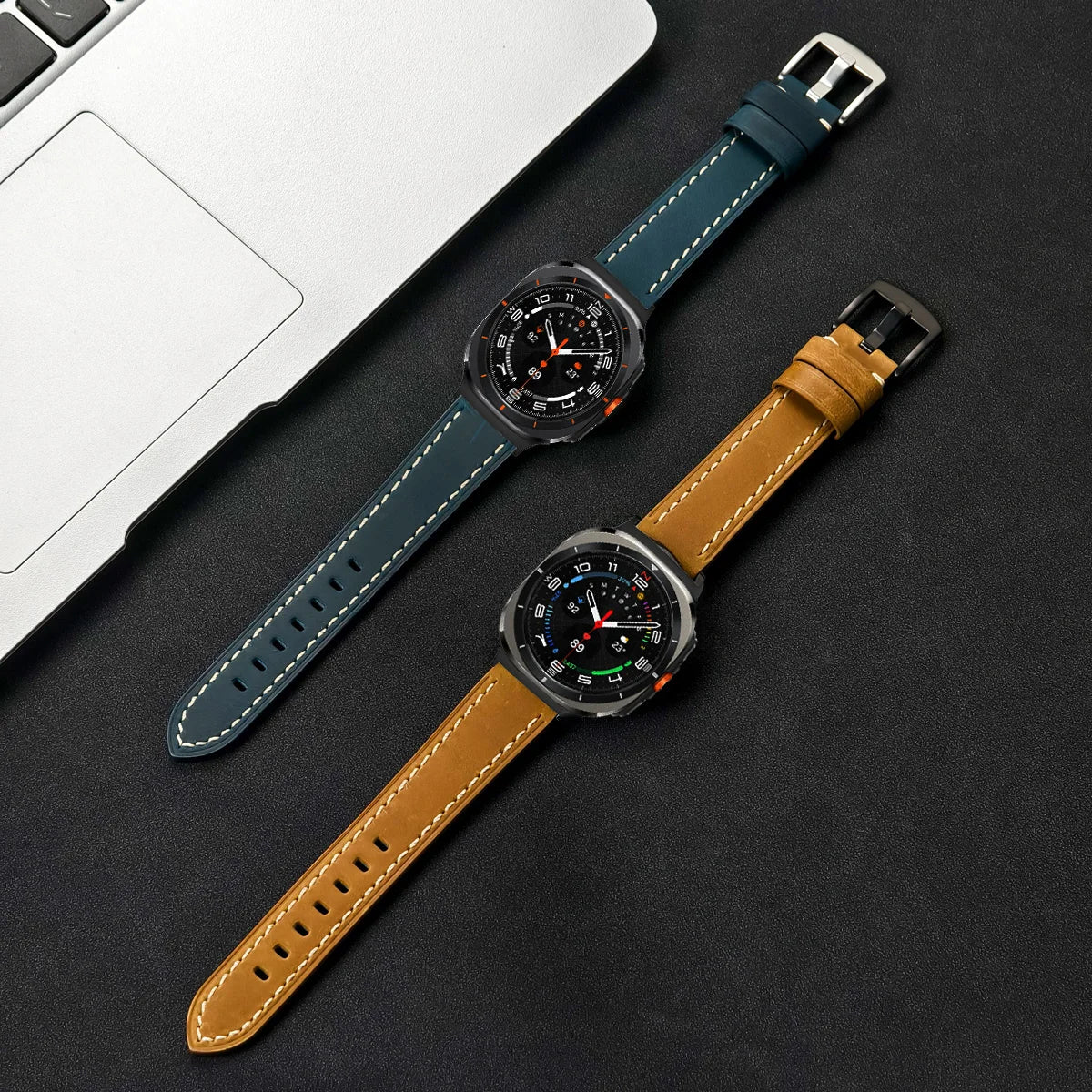 Genuine Leather Band for Samsung Galaxy Watch 8, 8 Classic 46mm & Ultra 47mm