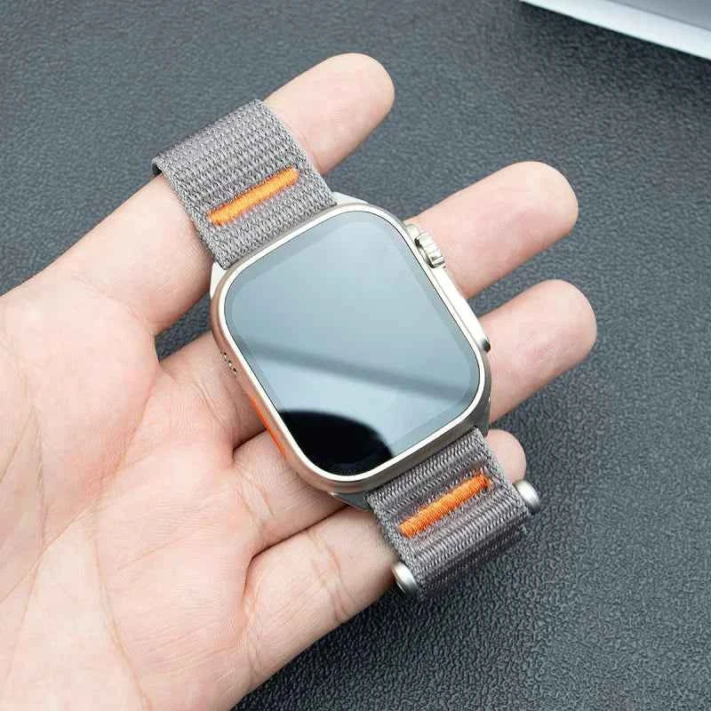Nylon Sport Watch Band for Apple Watch Ultra 1/2/3 49mm / Series 11 10 9 8 7 6 SE 5 4 – 42/44/45mm