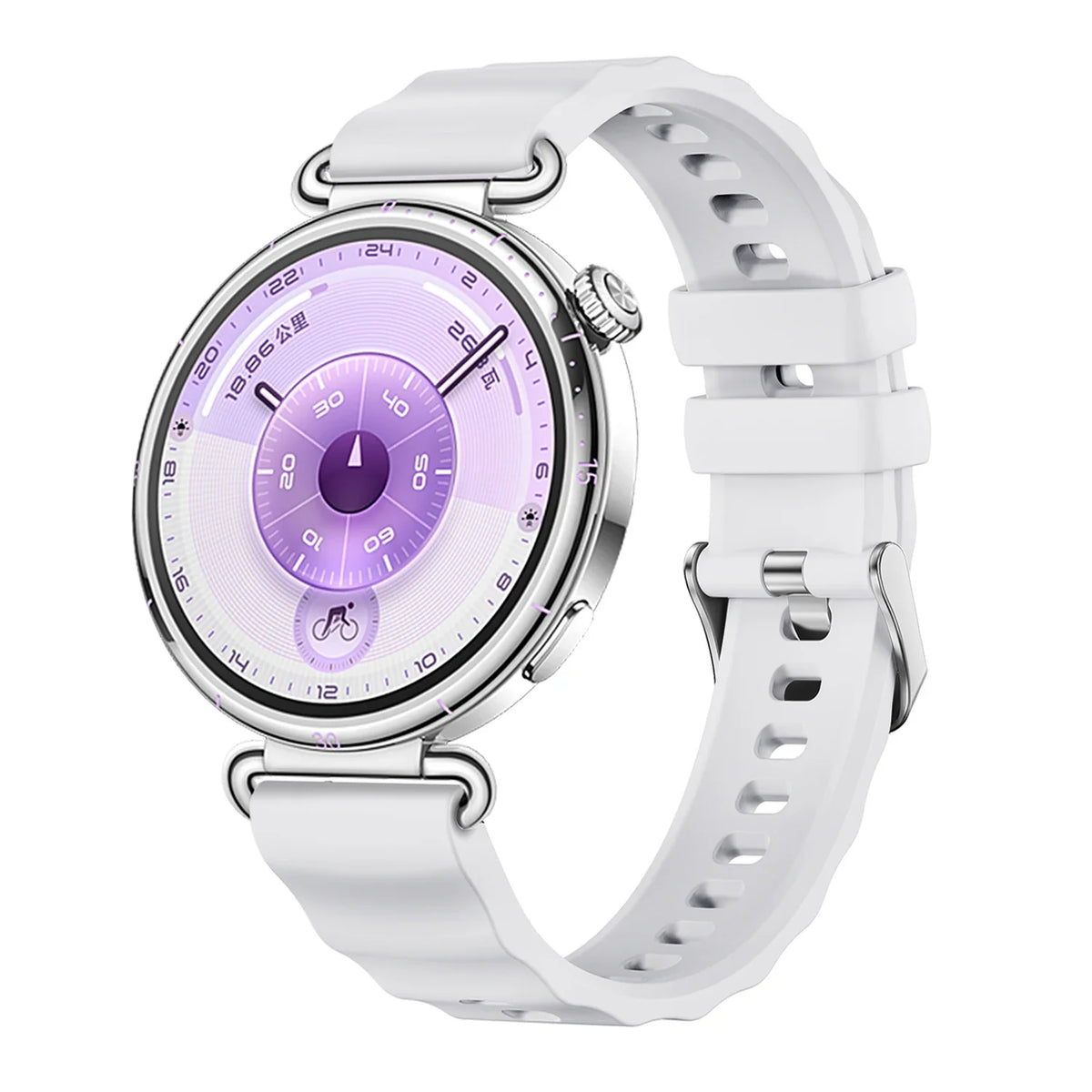 18mm Silicone Sport Band for Huawei Watch GT6 / GT5 / GT5 Pro / GT4 41mm – Quick Release Wristband