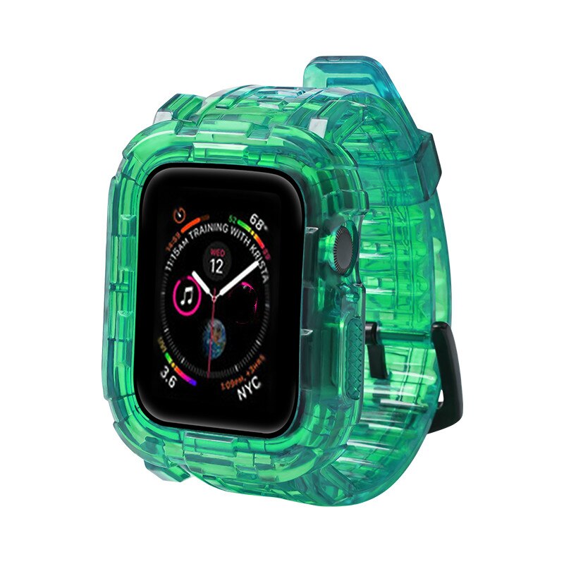 Apple Watch Silicon Band+Case - Stylish Protection for Your Device