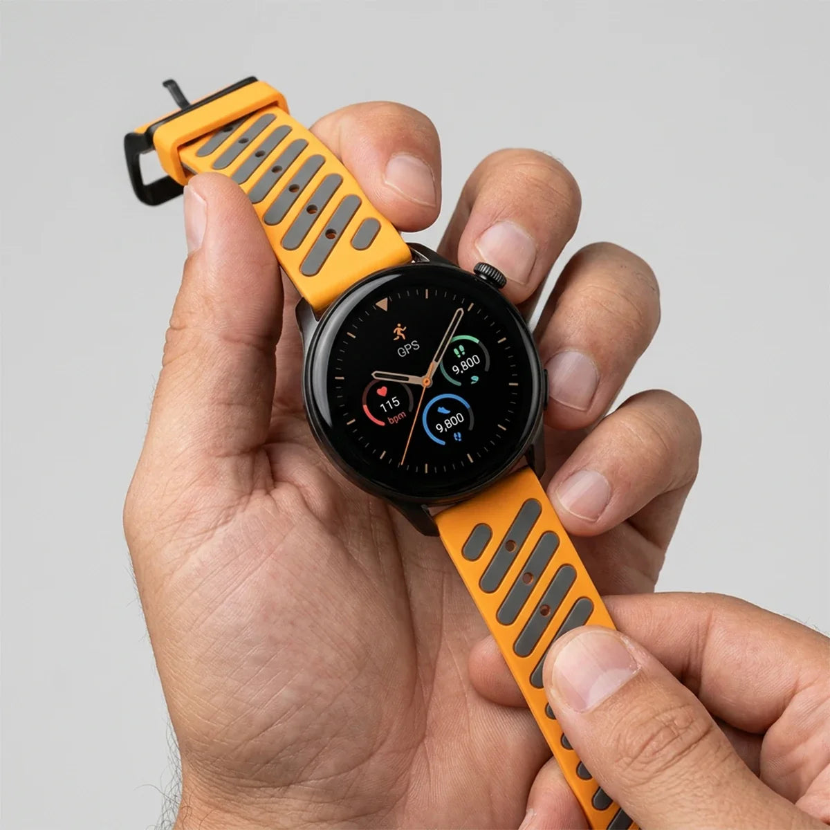 Garmin 22mm Quick Release Two-Tone Silicone Band